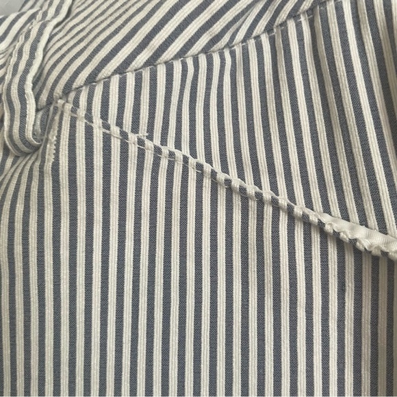 Zac and Rachel striped trouser pants size 6 old money chic stretch comfort work - Picture 6 of 7